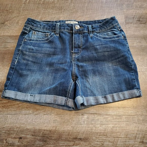 Earl Jeans Pants - Earl Jeans Shorts Denim Juniors Sz 6 Dark Wash